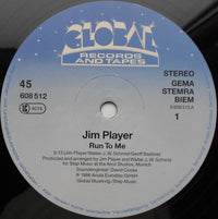 Jim Player : Run To Me (12", Maxi)