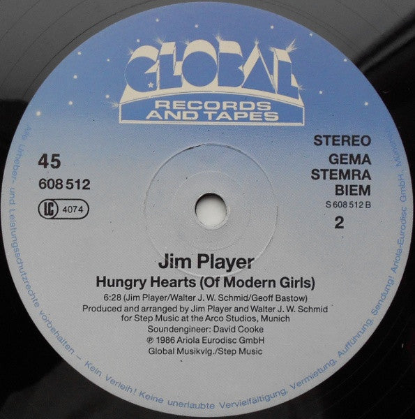 Jim Player : Run To Me (12", Maxi)