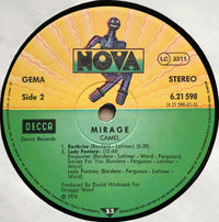 Camel : Mirage (LP, Album, RE)