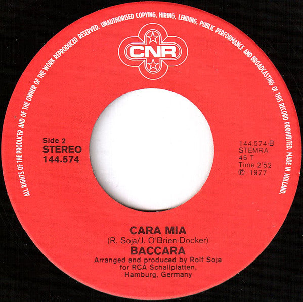 Baccara : Yes Sir, I Can Boogie (7", Single)