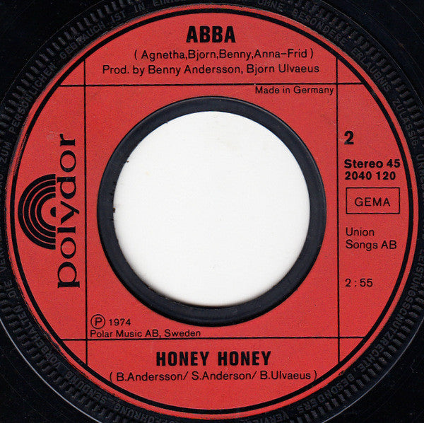 ABBA : Ring Ring / Honey Honey (7", Single)