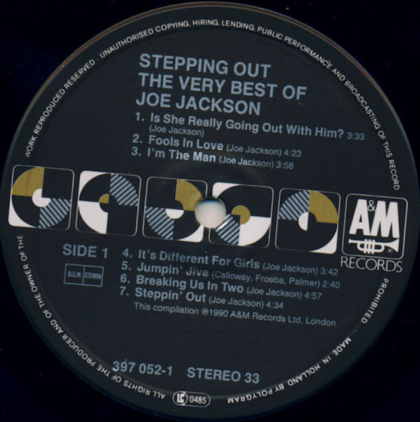 Joe Jackson : Stepping Out (The Very Best Of Joe Jackson) (LP, Comp)