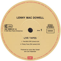 Lenny Mac Dowell : Live Tapes (2xLP, Album)