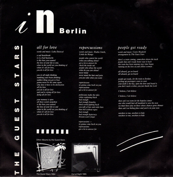 The Guest Stars : Live In Berlin (LP, Album)