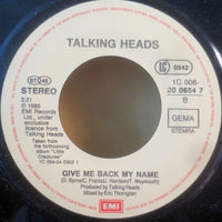 Talking Heads : The Lady Don't Mind (7", Single)