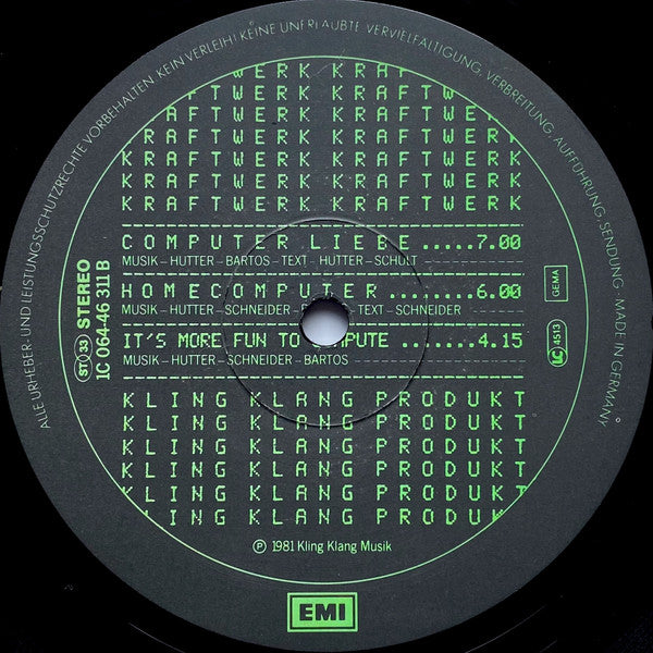 Kraftwerk : Computerwelt (LP, Album)