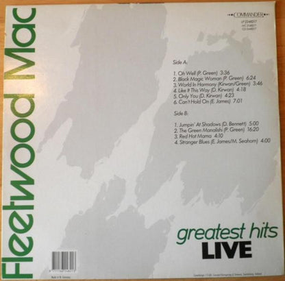 Fleetwood Mac : Greatest Hits Live (LP, Comp)