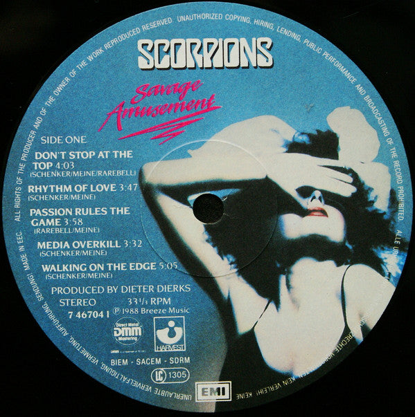 Scorpions : Savage Amusement (LP, Album, DMM)
