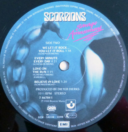 Scorpions : Savage Amusement (LP, Album, DMM)