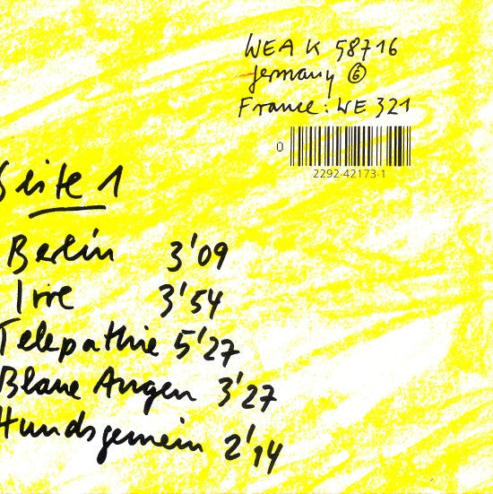 Ideal (3) : Ideal (LP, Album, RE)