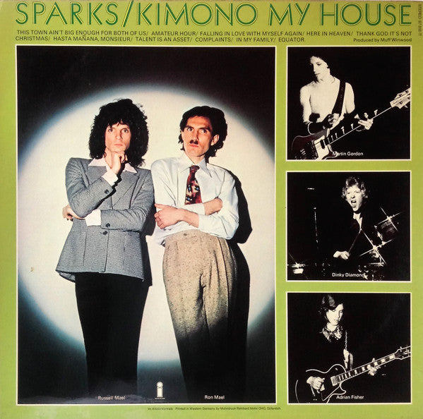 Sparks : Kimono My House (LP, Album)