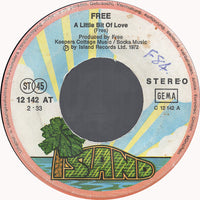 Free : A Little Bit Of Love (7", Single)