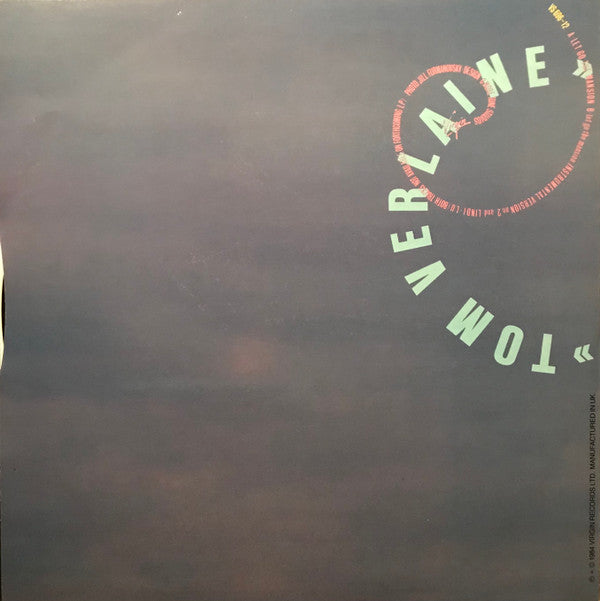 Tom Verlaine : Let Go The Mansion (12")