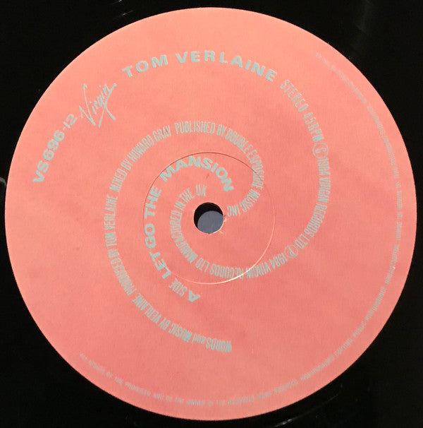 Tom Verlaine : Let Go The Mansion (12")