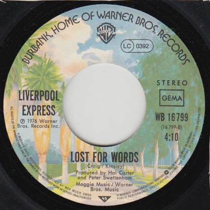 Liverpool Express : Hold Tight (7", Single)