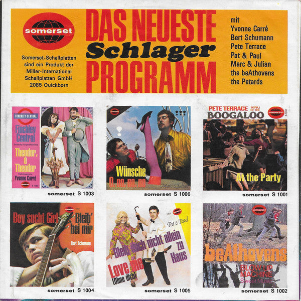 The Petards : Shoot Me Up To The Moon / Lazy Moon (7", Single)