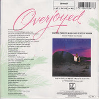 Stevie Wonder : Overjoyed (7", Single)