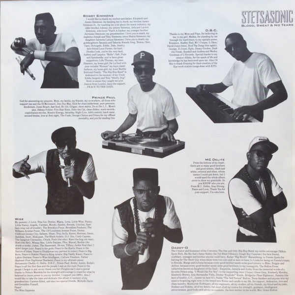 Stetsasonic : Blood, Sweat & No Tears (LP, Album)