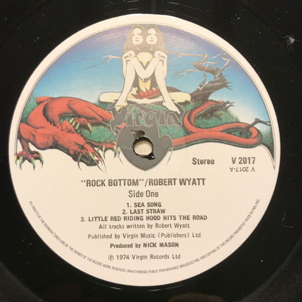Robert Wyatt : Rock Bottom (LP, Album, RP)