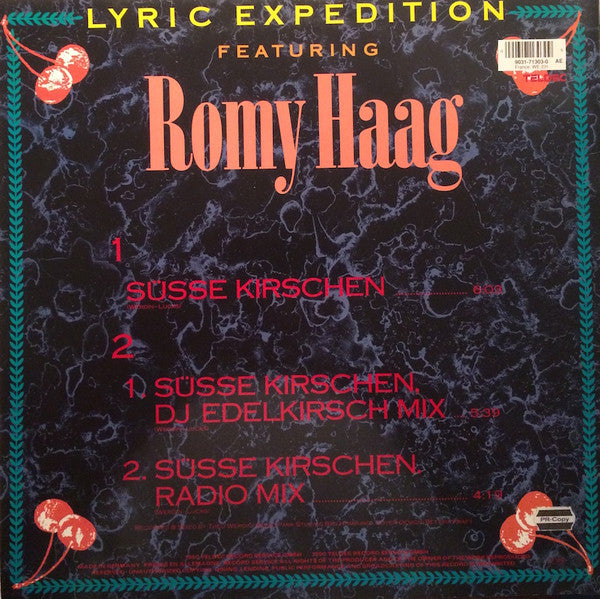 Lyric Expedition Featuring Romy Haag : Süsse Kirschen (12", Pos)
