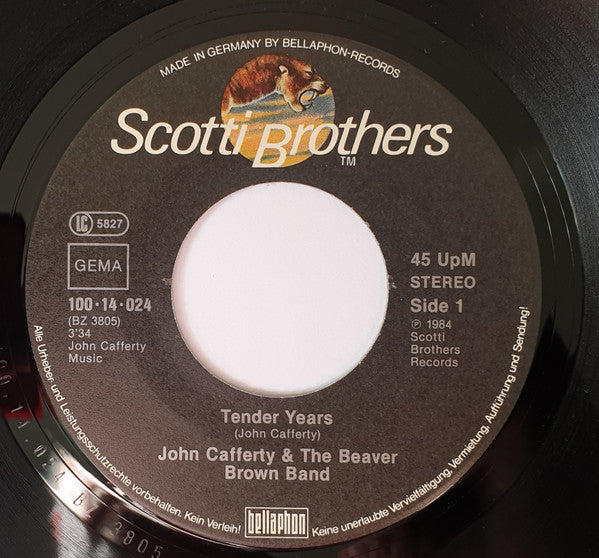 John Cafferty And The Beaver Brown Band : Tender Years (7", Single)