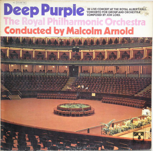 Deep Purple, The Royal Philharmonic Orchestra* Conducted By Malcolm Arnold : Concerto For Group And Orchestra (LP, Album, RP)