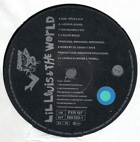 Lil Louis & The World* : Nyce & Slo (Remix) (12")