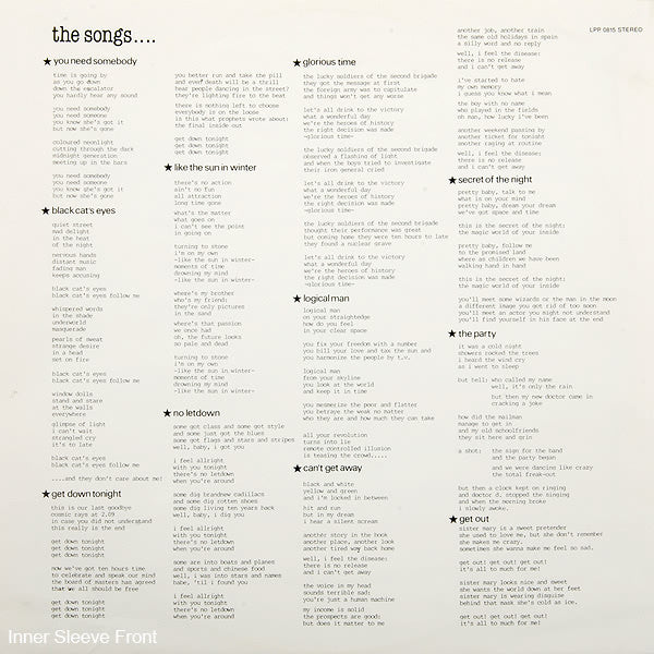 The New Eyes : Midnight Generation (LP, Album)