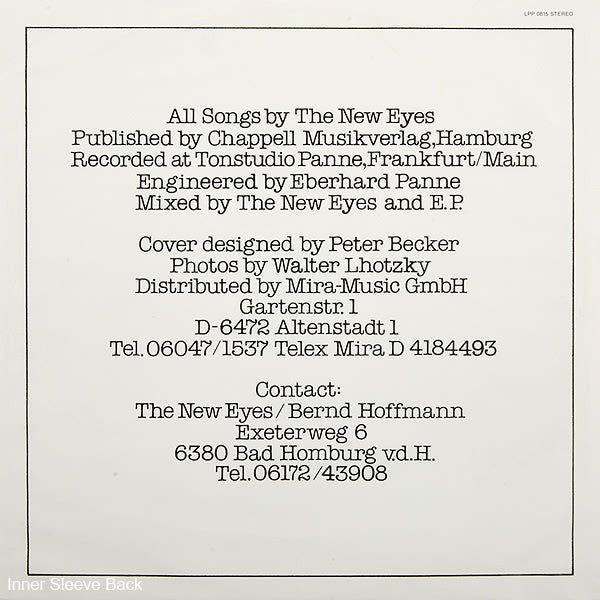 The New Eyes : Midnight Generation (LP, Album)