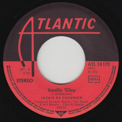 Jackie De Shannon* : Vanilla 'Olay (7")
