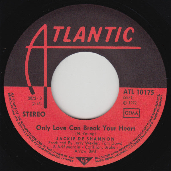 Jackie De Shannon* : Vanilla 'Olay (7")