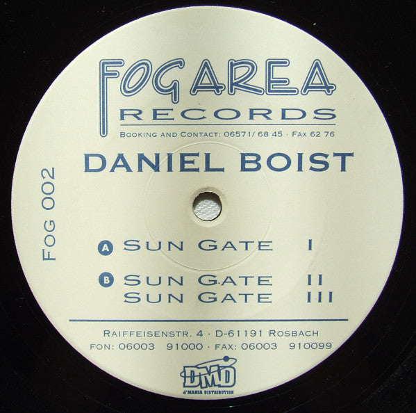 Daniel Boist / 80 U-MA : Sun Gate / Phuture Dream (2x12")