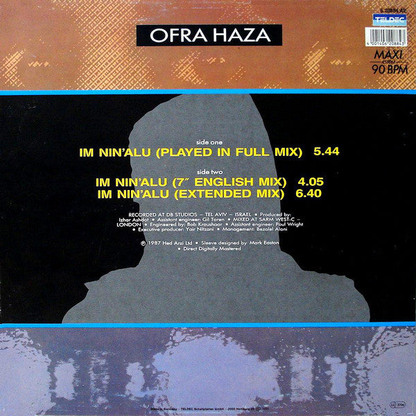 Ofra Haza : Im Nin'Alu (Played In Full Mix) (12", Maxi)