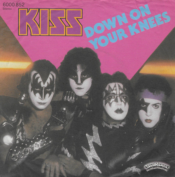Kiss : Down On Your Knees (7", Single)