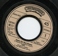 Kiss : Down On Your Knees (7", Single)