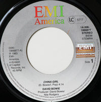 David Bowie : China Girl (7", Single)