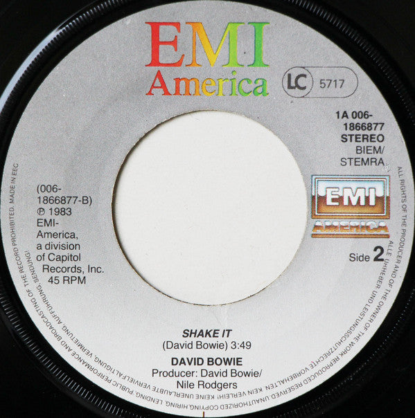David Bowie : China Girl (7", Single)