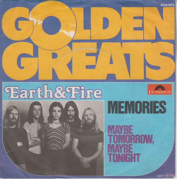 Earth & Fire* : Memories (7", Single, RE)