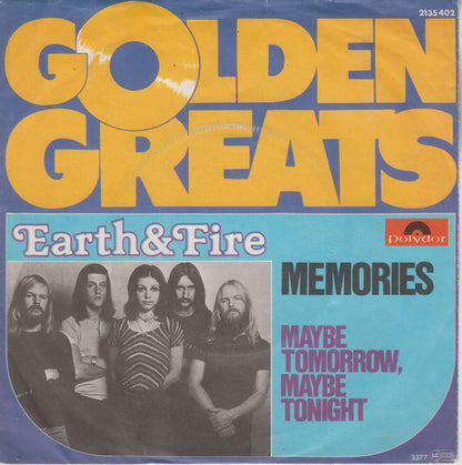 Earth & Fire* : Memories (7", Single, RE)