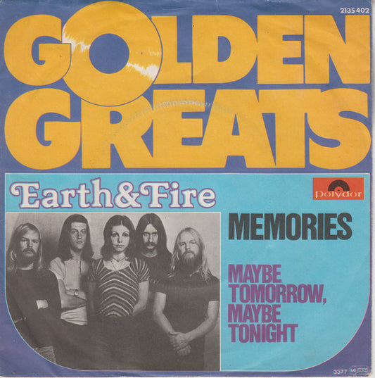 Earth & Fire* : Memories (7", Single, RE)