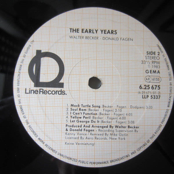 Walter Becker / Donald Fagen : The Early Years (LP, Album)