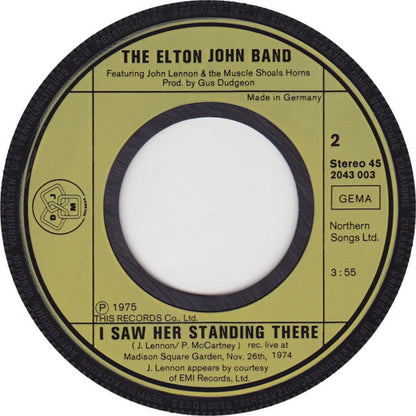 The Elton John Band* : Philadelphia Freedom (7", Single)