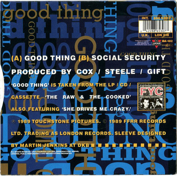FYC* : Good Thing (7", Single)