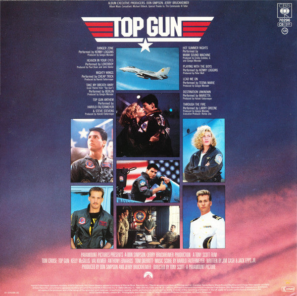 Various : Top Gun (Original Motion Picture Soundtrack) (LP, Album)