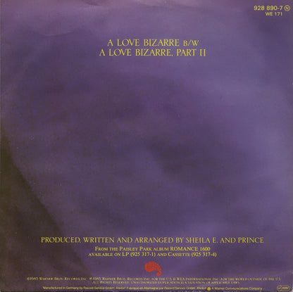 Sheila E* : A Love Bizarre (7", Single, Ora)