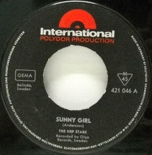 The Hep Stars : Sunny Girl / Wedding (7", Single, Mono)