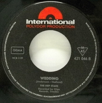The Hep Stars : Sunny Girl / Wedding (7", Single, Mono)