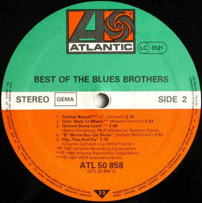 The Blues Brothers : Best Of The Blues Brothers (LP, Comp)