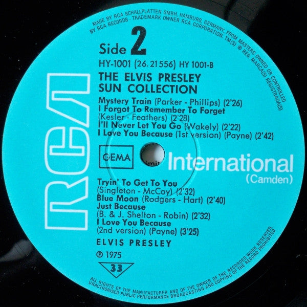 Elvis Presley : The Sun Collection (LP, Comp)