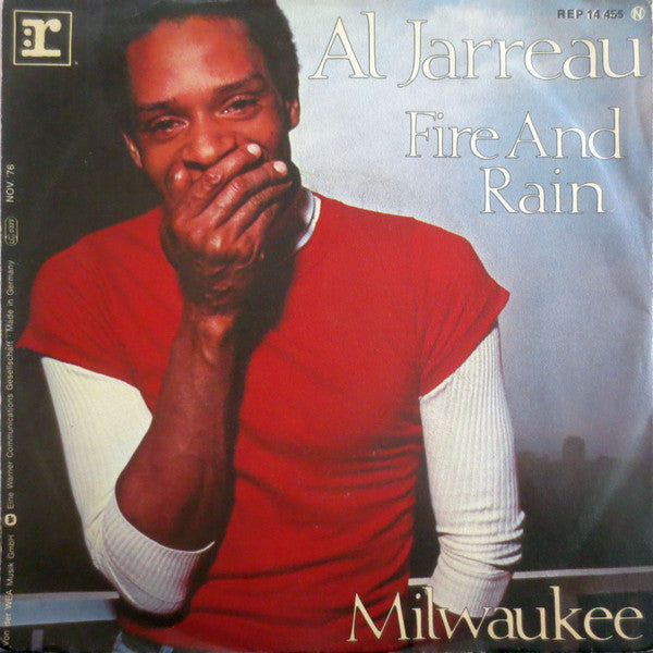 Al Jarreau : Fire And Rain / Milwaukee (7", Single)